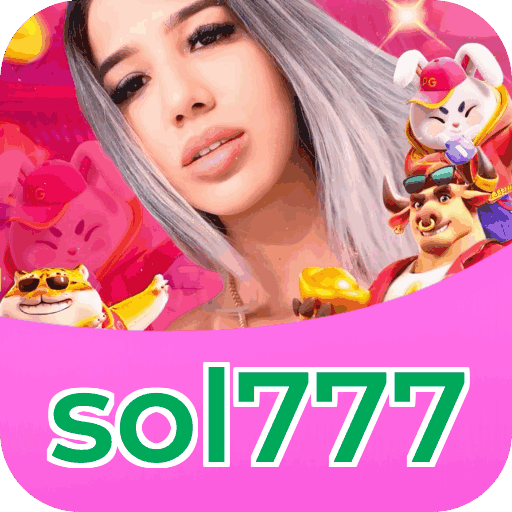 Interface do aplicativo sol777 mostrando jogos disponíveis no iOS e Android